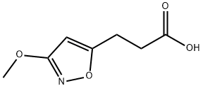 3-甲氧基-5-异恶唑丙酸 结构式