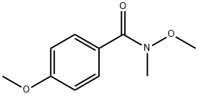 N,4-二甲氧基-N-甲基苯甲酰胺 结构式