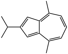 2-isopropyl-4,8-dimethylazulene 结构式