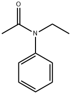 N-乙基乙酰苯胺 结构式
