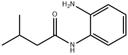 N-(2-aminophenyl)-3-methylbutanamide 结构式