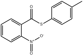 2-Nitrothiobenzoic acid S-(4-methylphenyl) ester 结构式