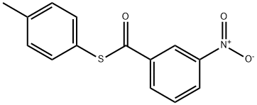 3-Nitrothiobenzoic acid S-(4-methylphenyl) ester 结构式