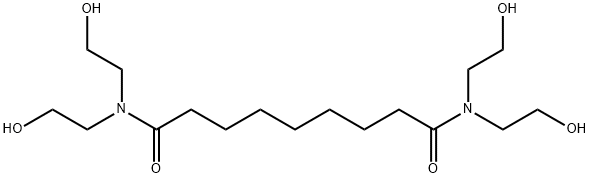 N,N,N',N'-tetrakis(2-hydroxyethyl)nonanediamide 结构式