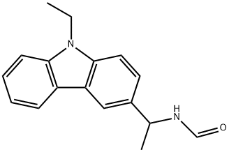 N-[1-(9-Ethyl-9H-carbazol-3-yl)ethyl]formamide 结构式