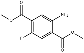 2-氨基-5-氟对苯二甲酸二甲酯 结构式