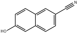 6-氰基-2-萘酚 结构式