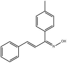 (1E,2Z)-1-(4-Methylphenyl)-3-phenyl-2-propen-1-one oxime 结构式