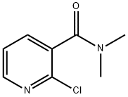 2-氯-N,N-二甲基-3-吡啶甲酰胺 结构式