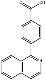 4-(Isoquinolin-1-yl)benzoic acid 结构式