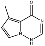 5-METHLPYRROLO【1,2-F】【1,2,4】TRIAZIN-4(3H)-ONE 结构式