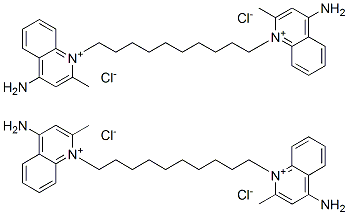 Bisdequalinium chloride 结构式