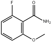 2-氟-6-甲氧基苯甲酰胺 结构式