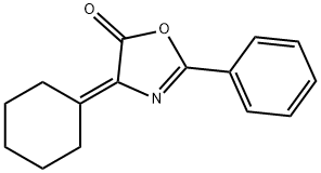 5(4H)-Oxazolone, 4-cyclohexylidene-2-phenyl- 结构式