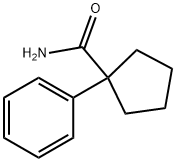 1-苯基环戊烷甲酰胺 结构式