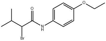 2-bromo-N-(4-ethoxyphenyl)-3-methylbutyramide 结构式