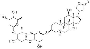 20,22-Dihydrodigoxin 结构式