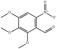 2,3,4-三甲氧基-6-硝基苯甲醛 结构式