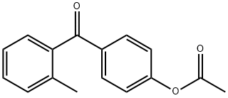 4-ACETOXY-2'-METHYLBENZOPHENONE 结构式