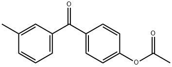 4-ACETOXY-3'-METHYLBENZOPHENONE 结构式