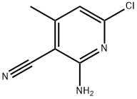 2-Amino-6-chloro-4-methyl-nicotinonitrile 结构式