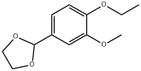 4-Ethoxy-3-methoxybenzaldehydeethyleneacetal 结构式