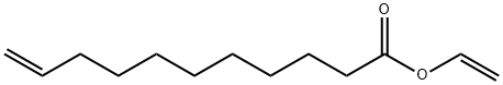 10-十一碳烯酸乙烯酯 结构式