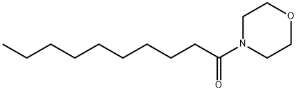 N-癸酰基吗啡啉 结构式