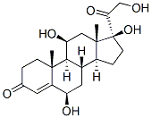6Β-羟基可的松 结构式