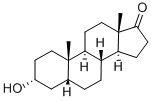 3a-羟基-5b-雄甾烷-17-酮 结构式