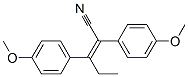 2,3-Bis(p-methoxyphenyl)-2-pentenenitrile 结构式
