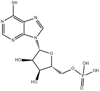 6-thioinosine 5'-monophosphate 结构式