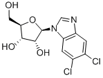 二氯苯并咪唑呋喃型核糖苷 结构式