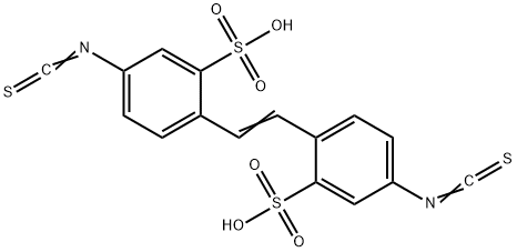 4,4′-二异硫氰酰-2,2′-基二磺酸二钠盐 结构式