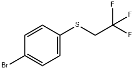 (4-BROMOPHENYL)(2,2,2-TRIFLUOROETHYL)SULFANE 结构式