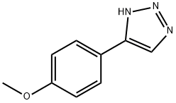 4-(4-Methoxyphenyl)-1H-1,2,3-triazole 结构式