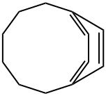 Bicyclo[6.2.2]dodeca-8,10(1),11-triene 结构式