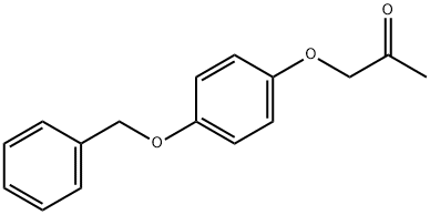 (4-(BENZYLOXY)-PHENOXY)-2-PROPANONE 结构式