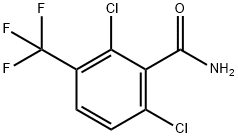 2,6-Dichloro-3-(trifluoromethyl)benzamide 结构式