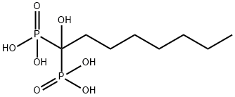 1,1-hydroxyoctanodiphosphonate 结构式