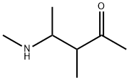 2-Pentanone, 3-methyl-4-(methylamino)- (9CI) 结构式