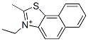 2-Methyl-3-ethylnaphtho[2,1-d]thiazole-3-ium 结构式