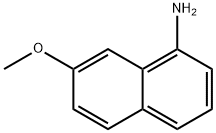 7-甲氧基-1-萘胺 结构式