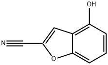 2-Benzofurancarbonitrile,  4-hydroxy- 结构式