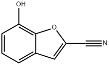 7-羟基苯并呋喃-2-甲腈 结构式