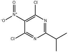 4,6-二氯-2-异丙基-5-硝基嘧啶 结构式