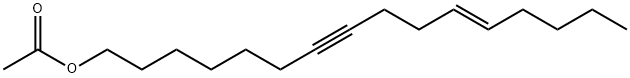 (E)-11-Hexadecen-7-yn-1-ol acetate 结构式