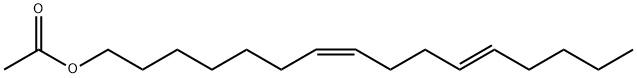 乙酸7,11-十六碳二烯-1-酯 结构式