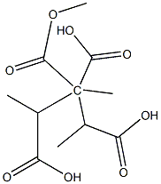 tetramethyl propane-1,2,2,3-tetracarboxylate 结构式
