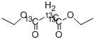 丙二酸二乙酯-1,2,3-13C3 结构式